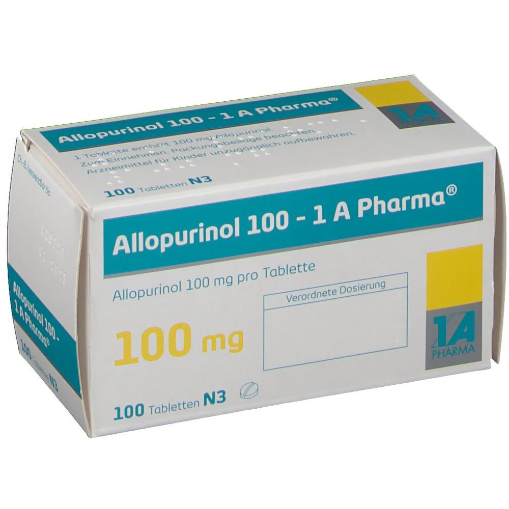 Allopurinol 100 1 A Pharma 100 St Mit Dem E Rezept Kaufen Shop 