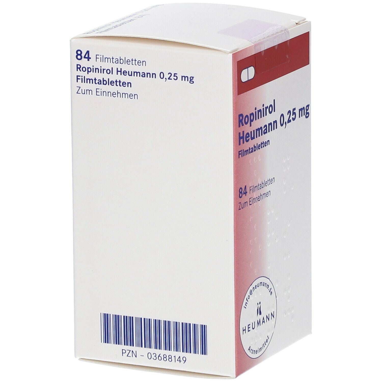 Ropinirol Heumann 0,25 mg