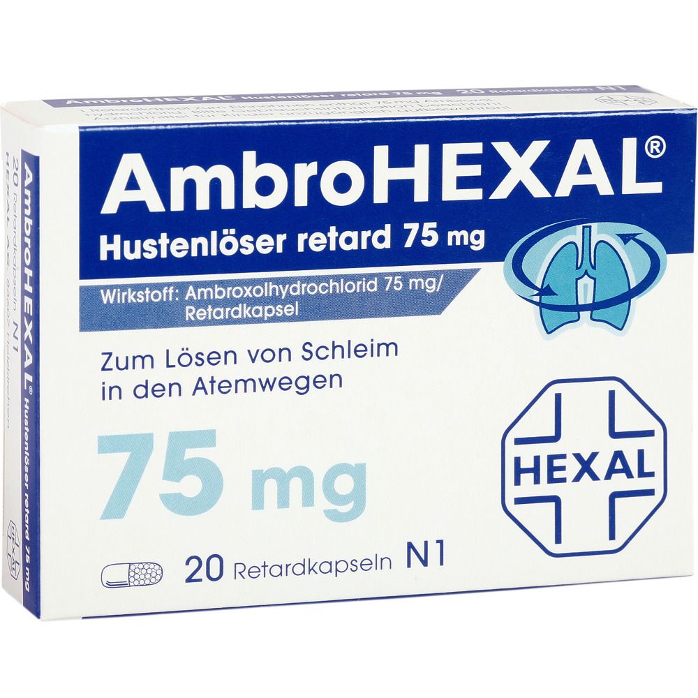 AmbroHEXAL® Hustenlöser retard 75 mg, Hartkapseln, retardiert