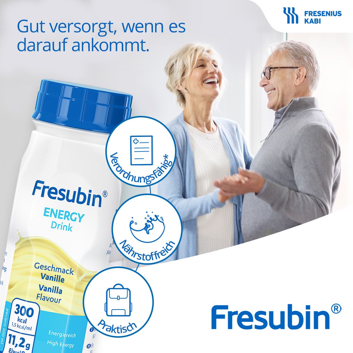 Fresubin Energy Trinknahrung Vanille | Astronautennahrung & Aufbaukost mit Vitaminen