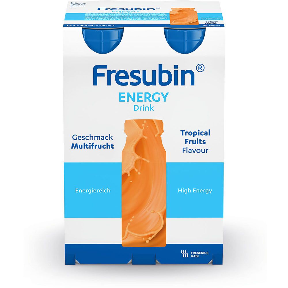 Fresubin Energy Trinknahrung Multifrucht | Astronautennahrung & Aufbaukost mit Vitaminen