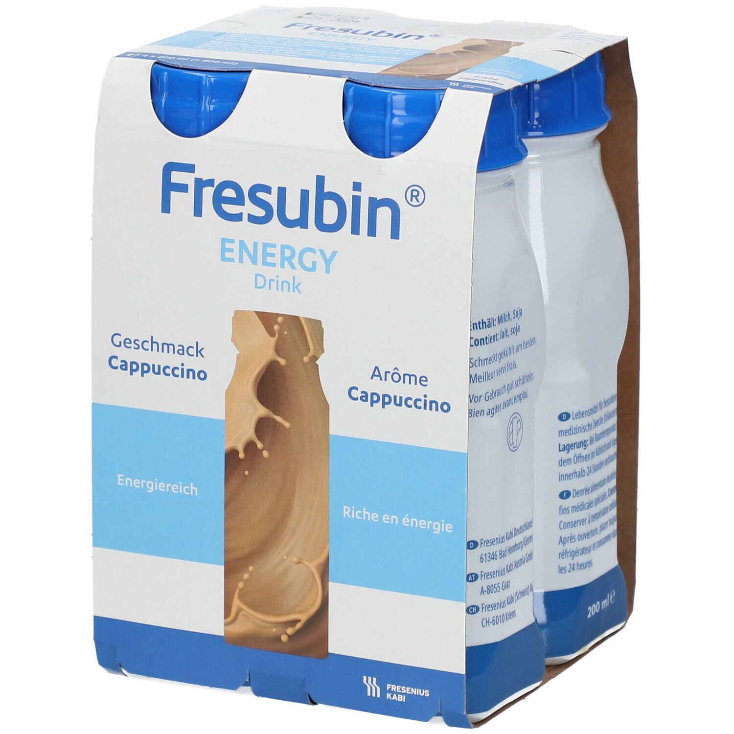 Fresubin Energy Trinknahrung Cappuccino | Astronautennahrung & Aufbaukost mit Vitaminen
