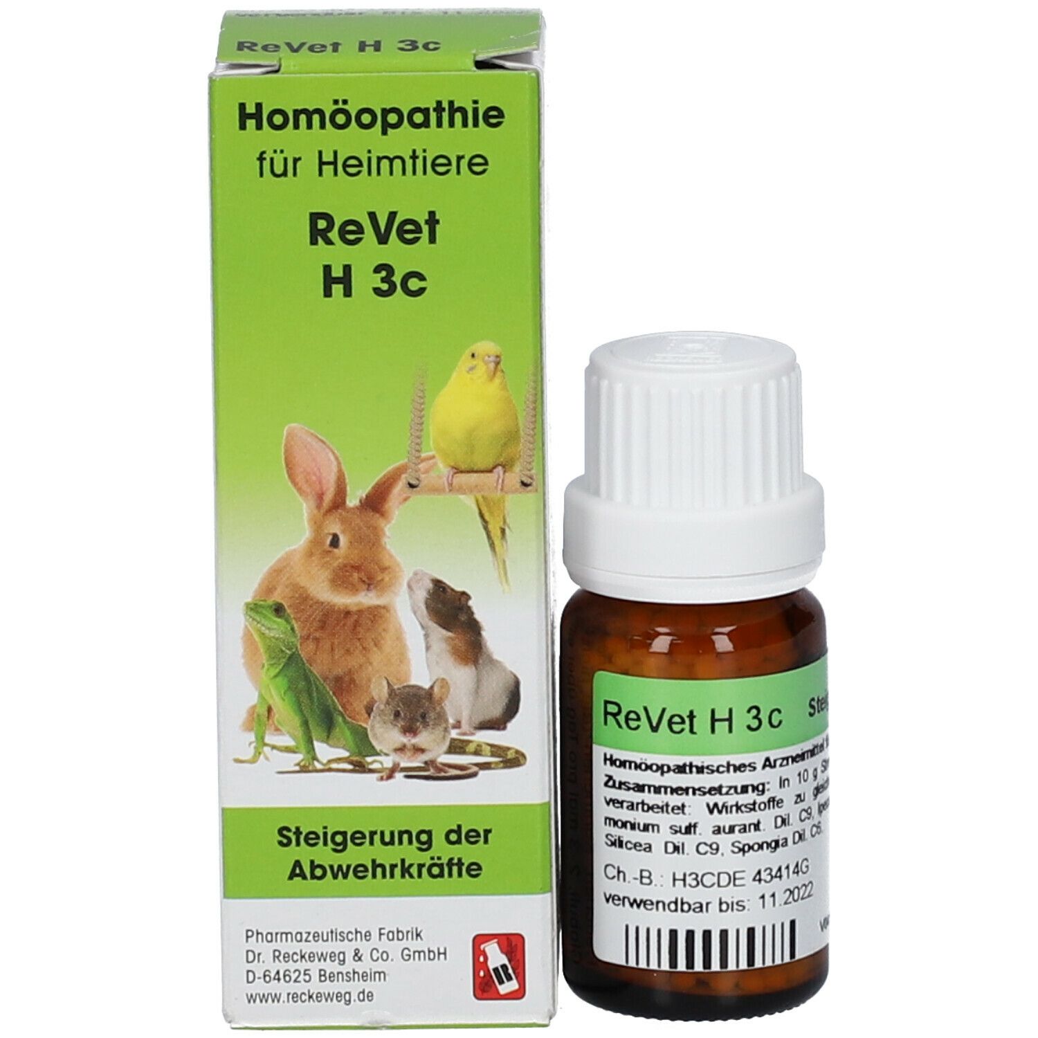 ReVet® H 3c Globuli für Heimtiere
