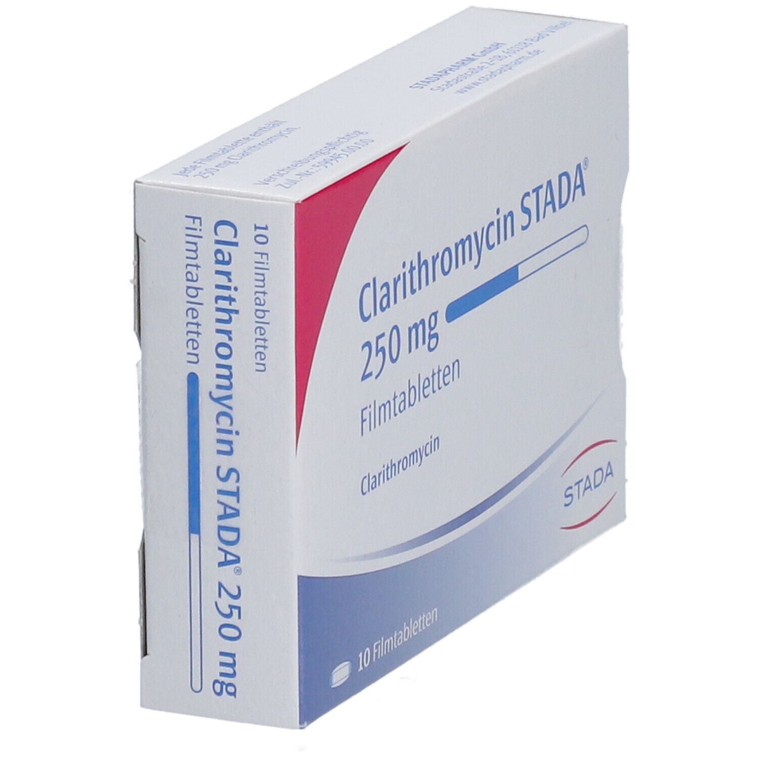 Clarithromycin Stada 250 mg Filmtabletten 10 St