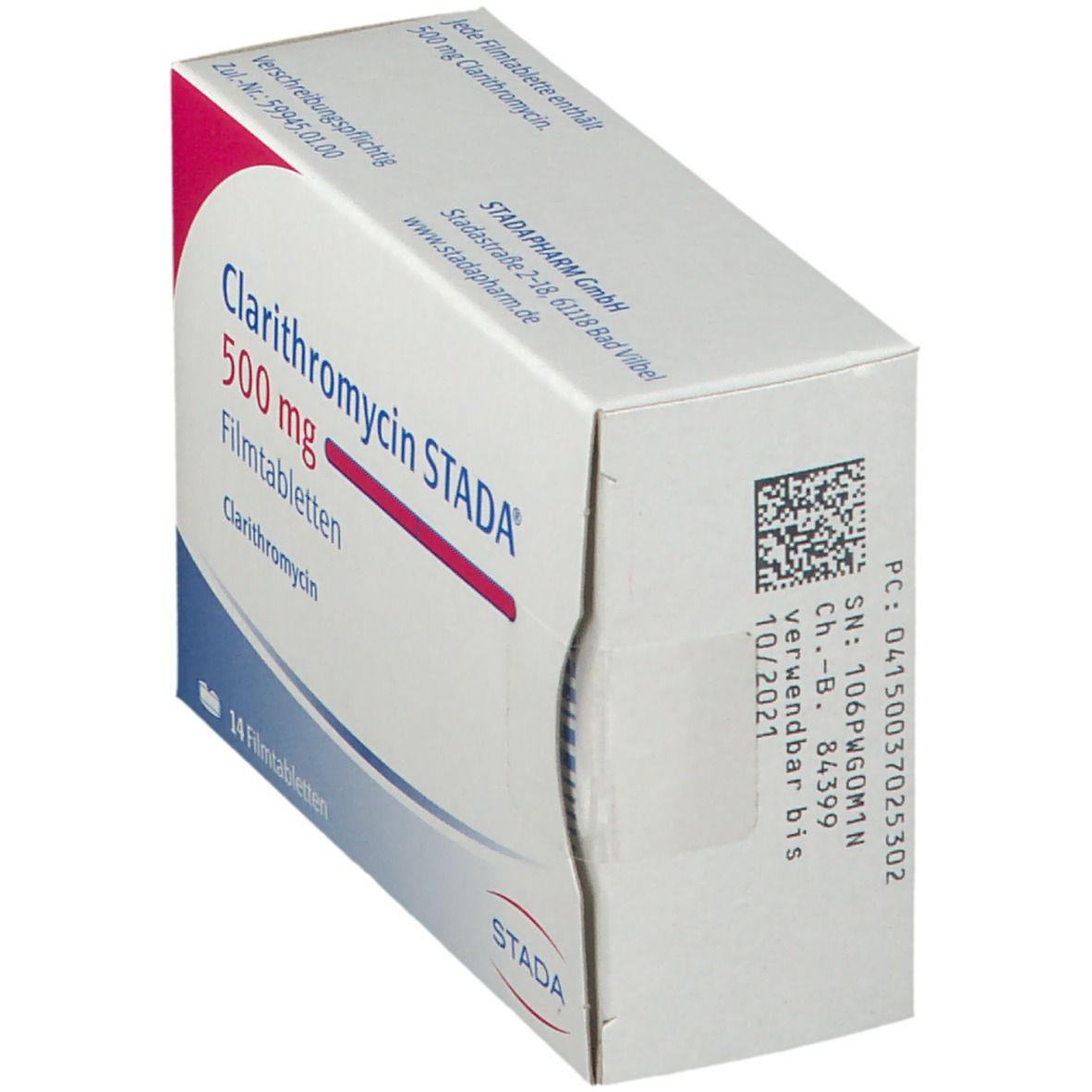 Clarithromycin AL 500 mg Filmtabletten 14 St