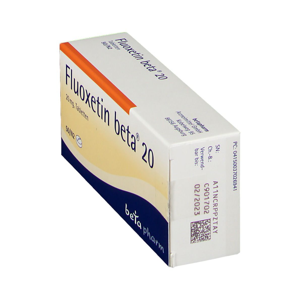 Fluoxetin beta 20 Tabletten 50 St