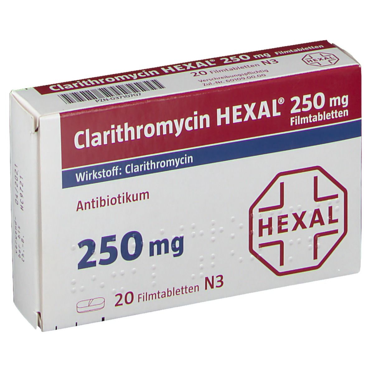 Clarithromycin HEXAL® 250 mg