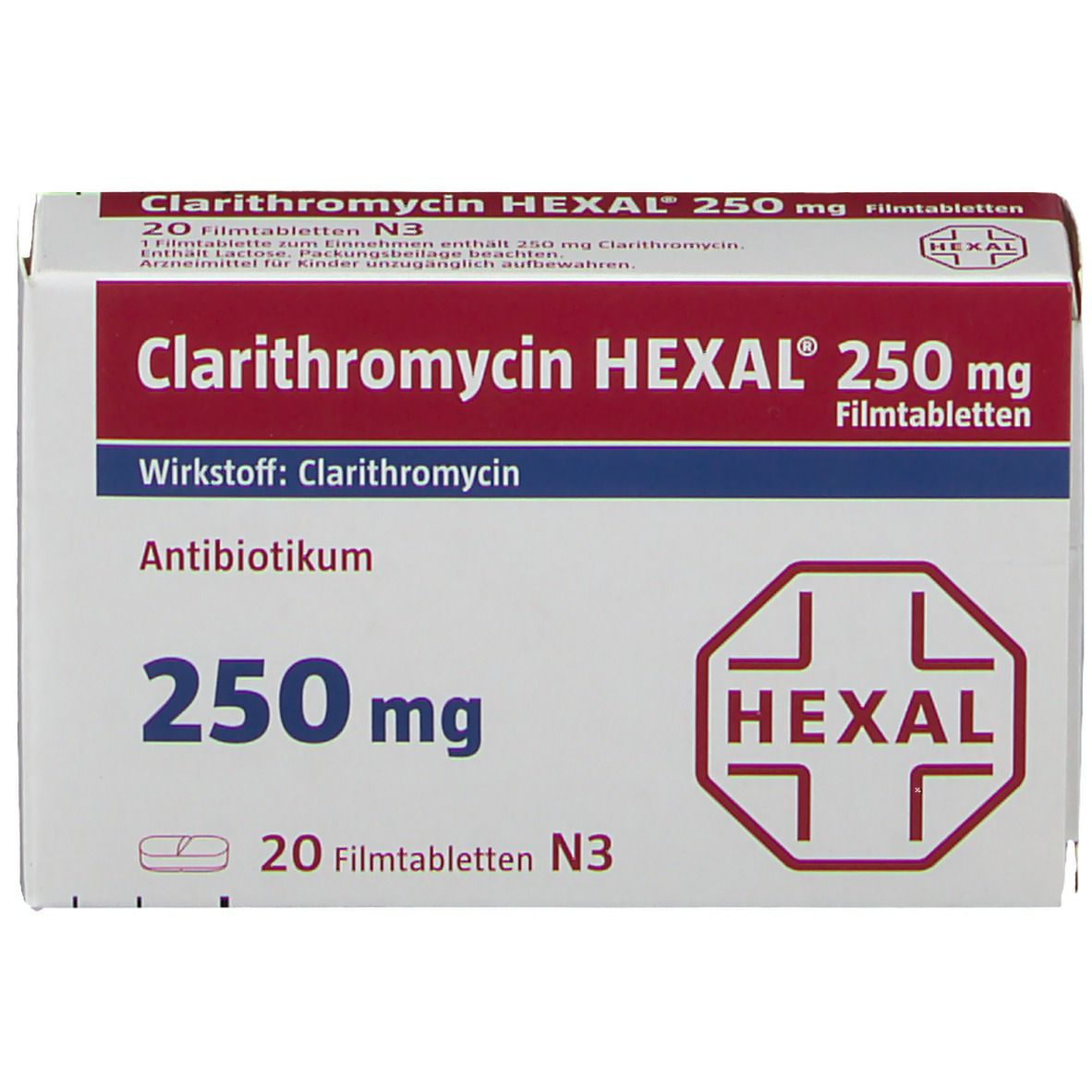 Clarithromycin HEXAL® 250 mg