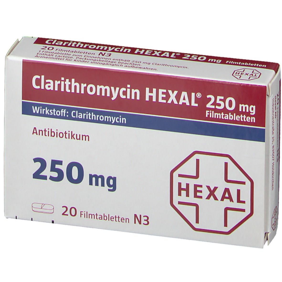 Clarithromycin HEXAL® 250 mg