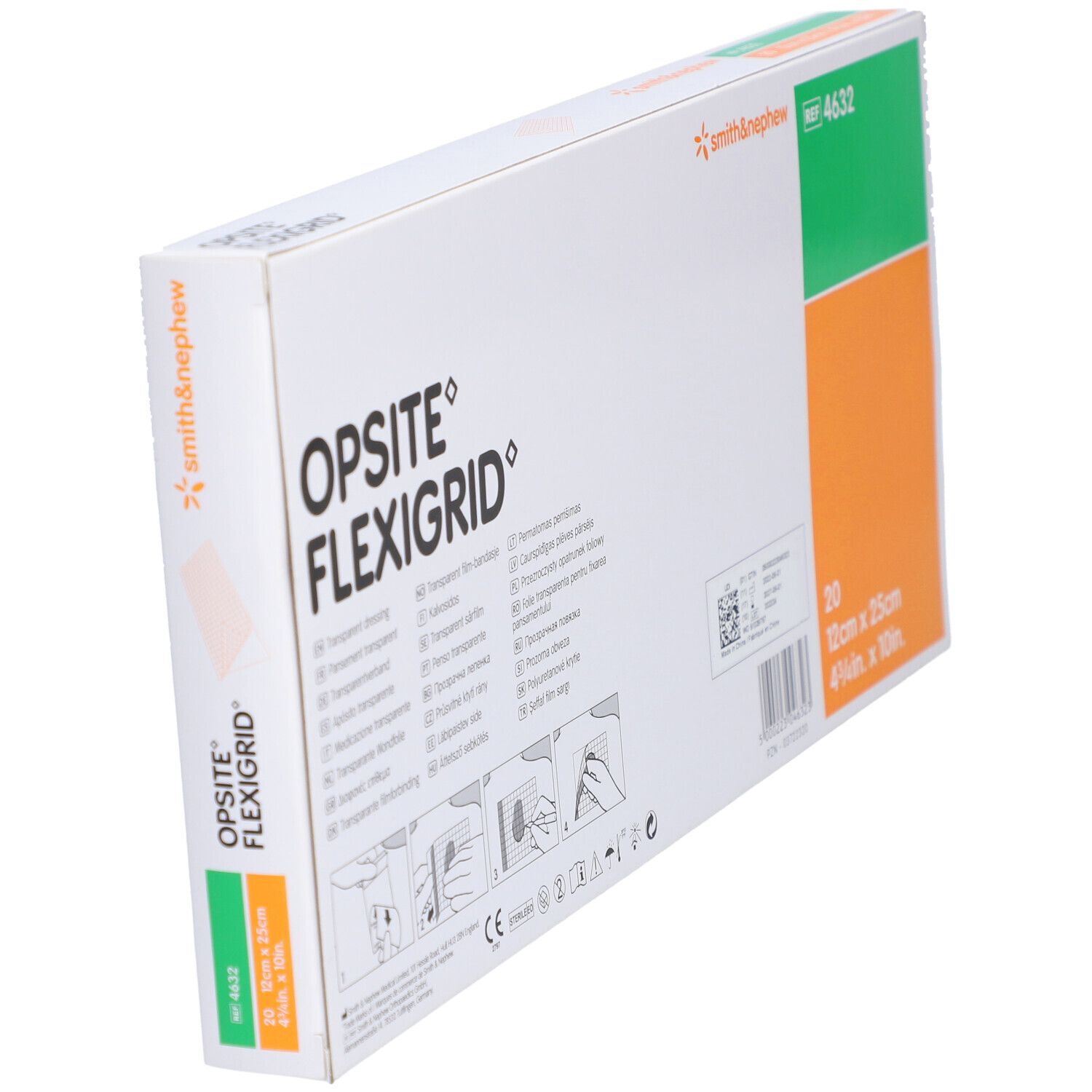 Smith & Nephew OPSITE Flexigrid Wundverband transparent 12 x 25 cm