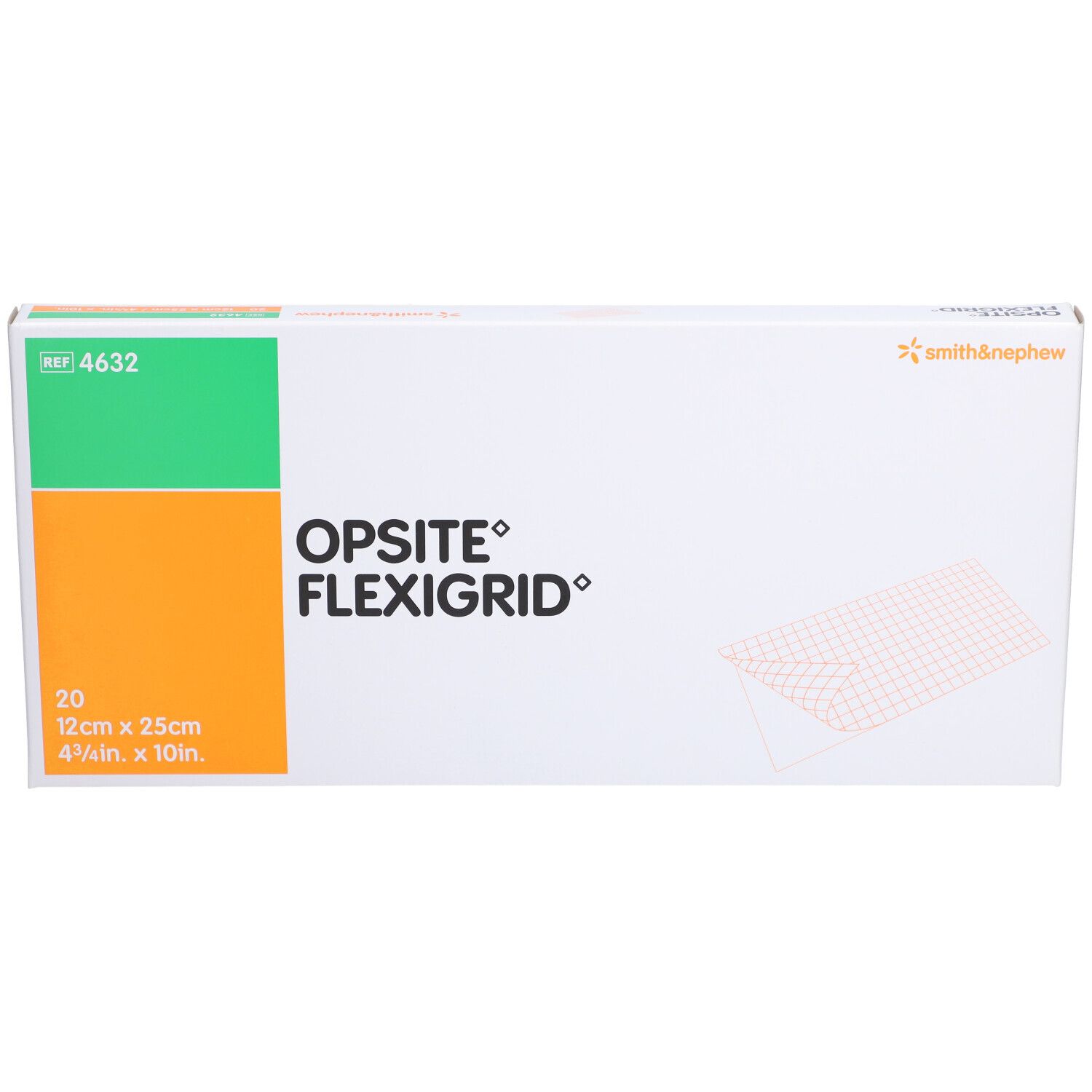 Smith & Nephew OPSITE Flexigrid Wundverband transparent 12 x 25 cm