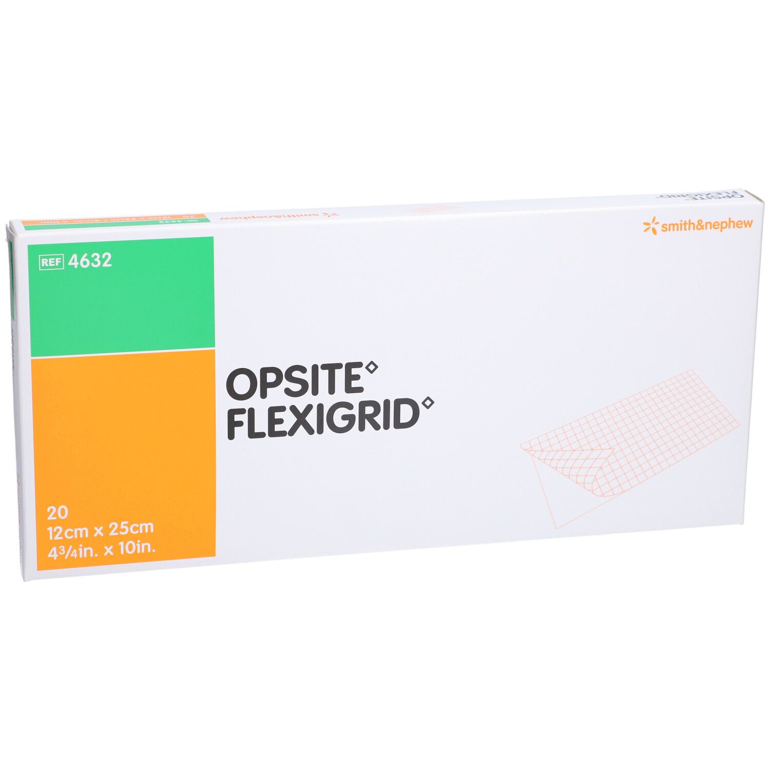 Smith & Nephew OPSITE Flexigrid Wundverband transparent 12 x 25 cm