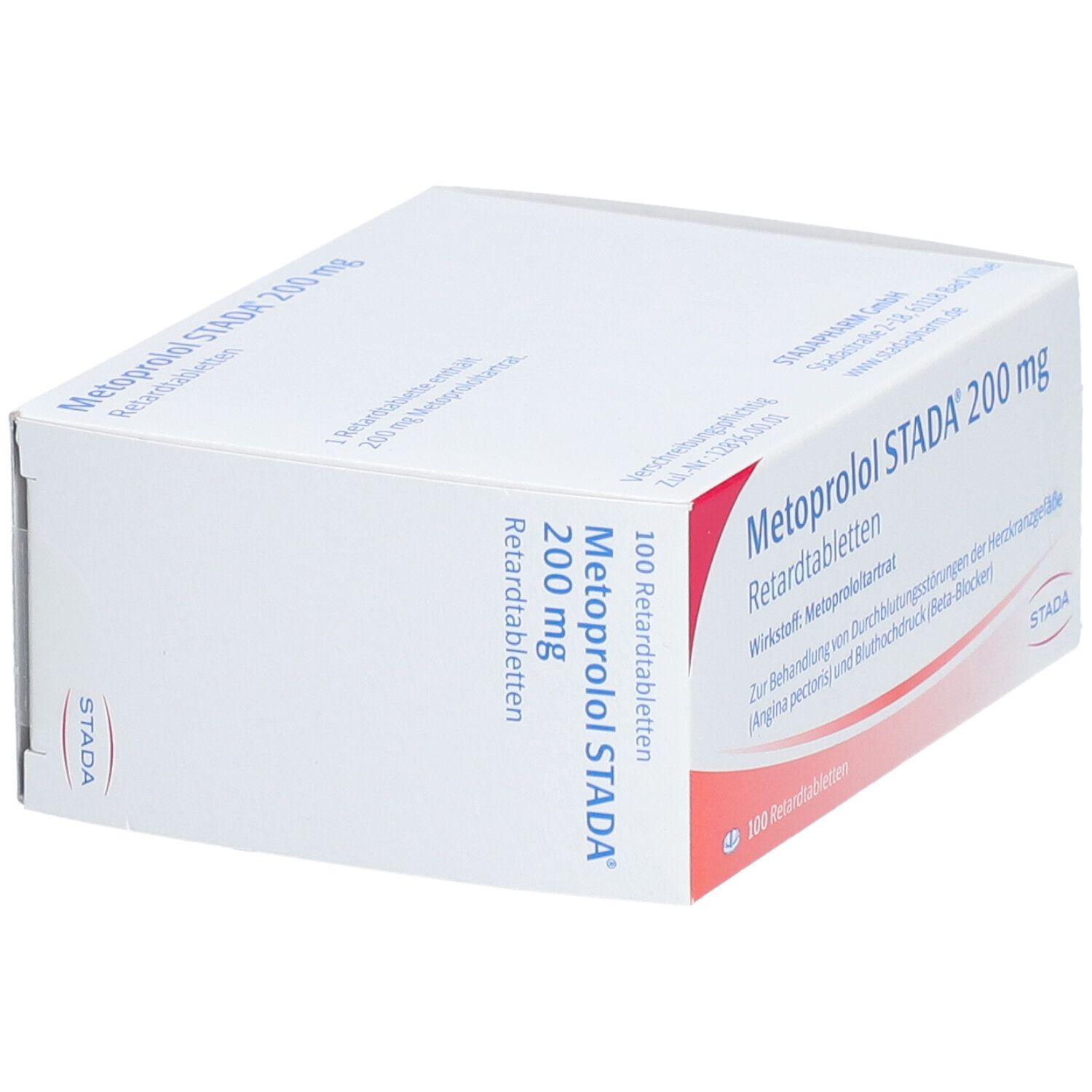 Metoprolol Stada 200 mg Retardtabletten 100 St Retard-Tabletten