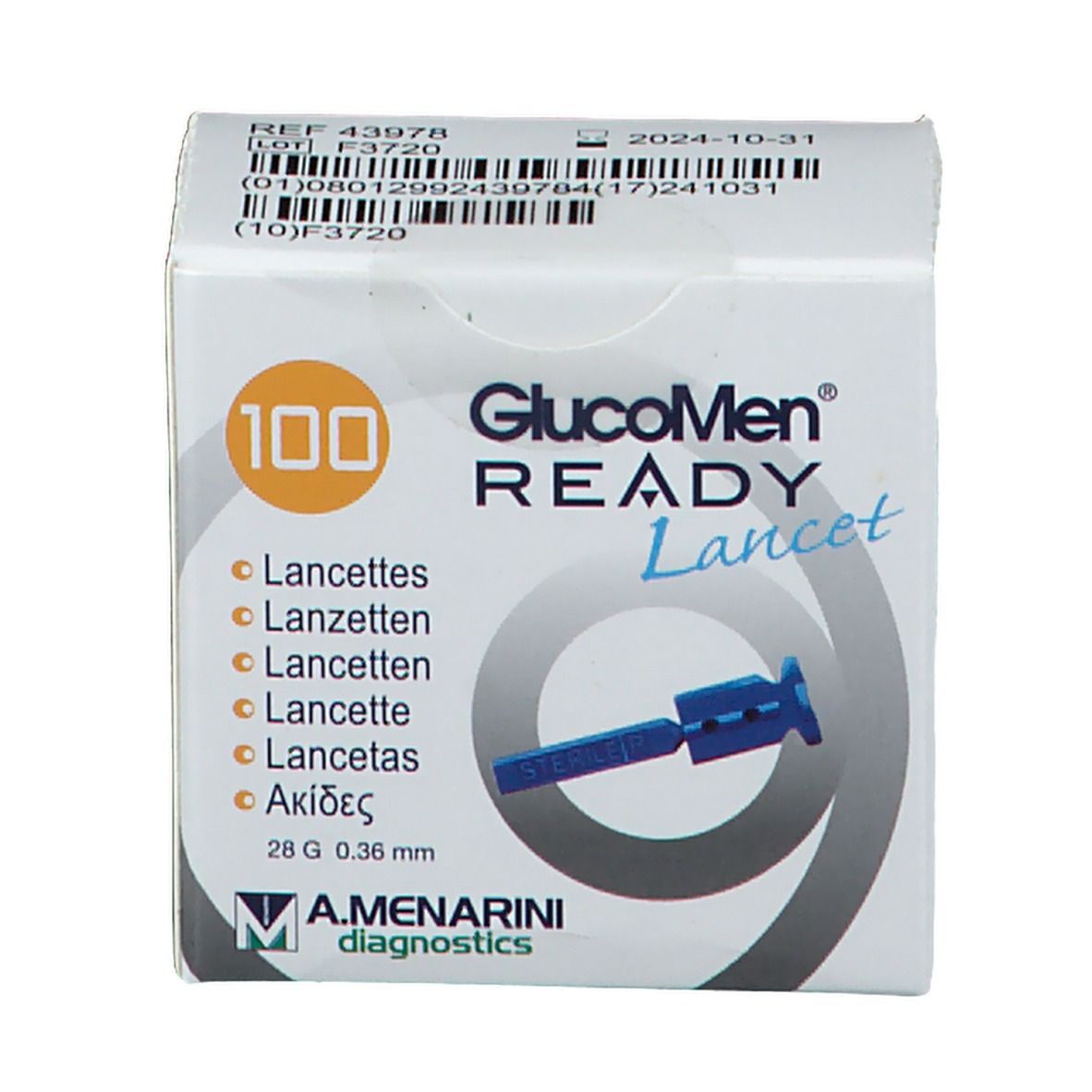 GlucoMen® READY Lanzetten 28 G 0,38 mm
