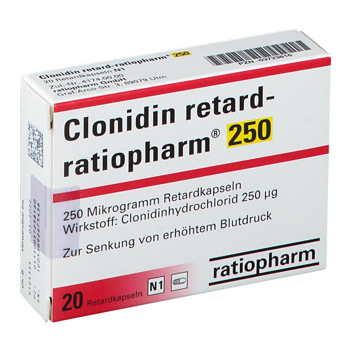 Clonidin retard-ratiopharm® 250