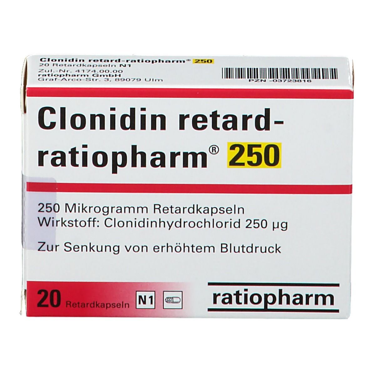 Clonidin retard-ratiopharm® 250