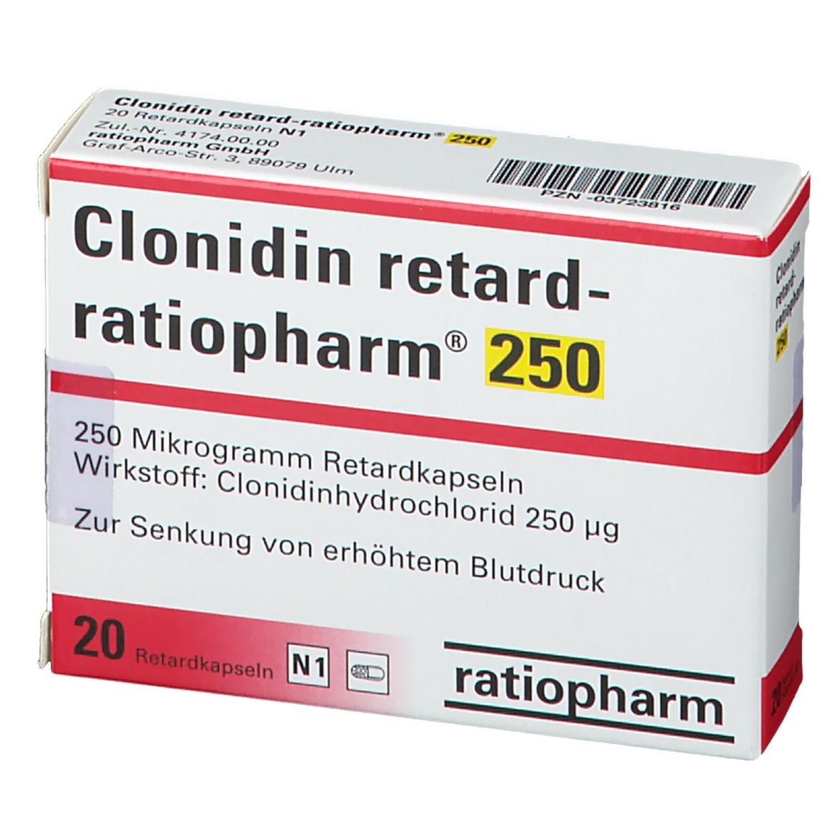 Clonidin retard-ratiopharm® 250