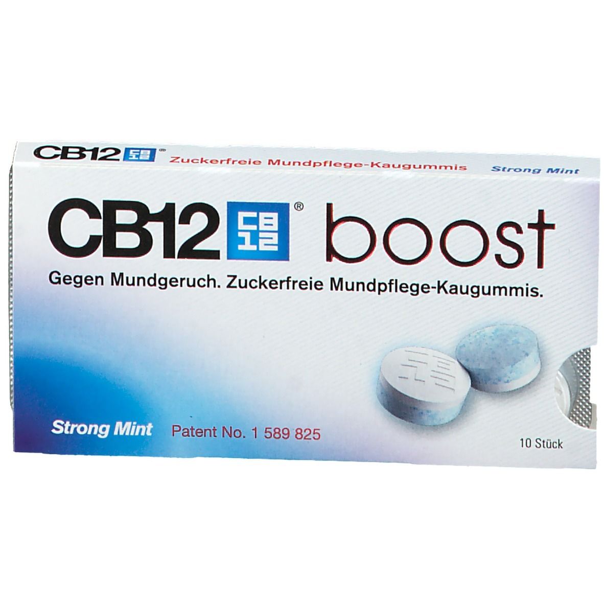 CB12 Boost Eukalyptus Kaugummi gegen Mundgeruch (10 Stk) 