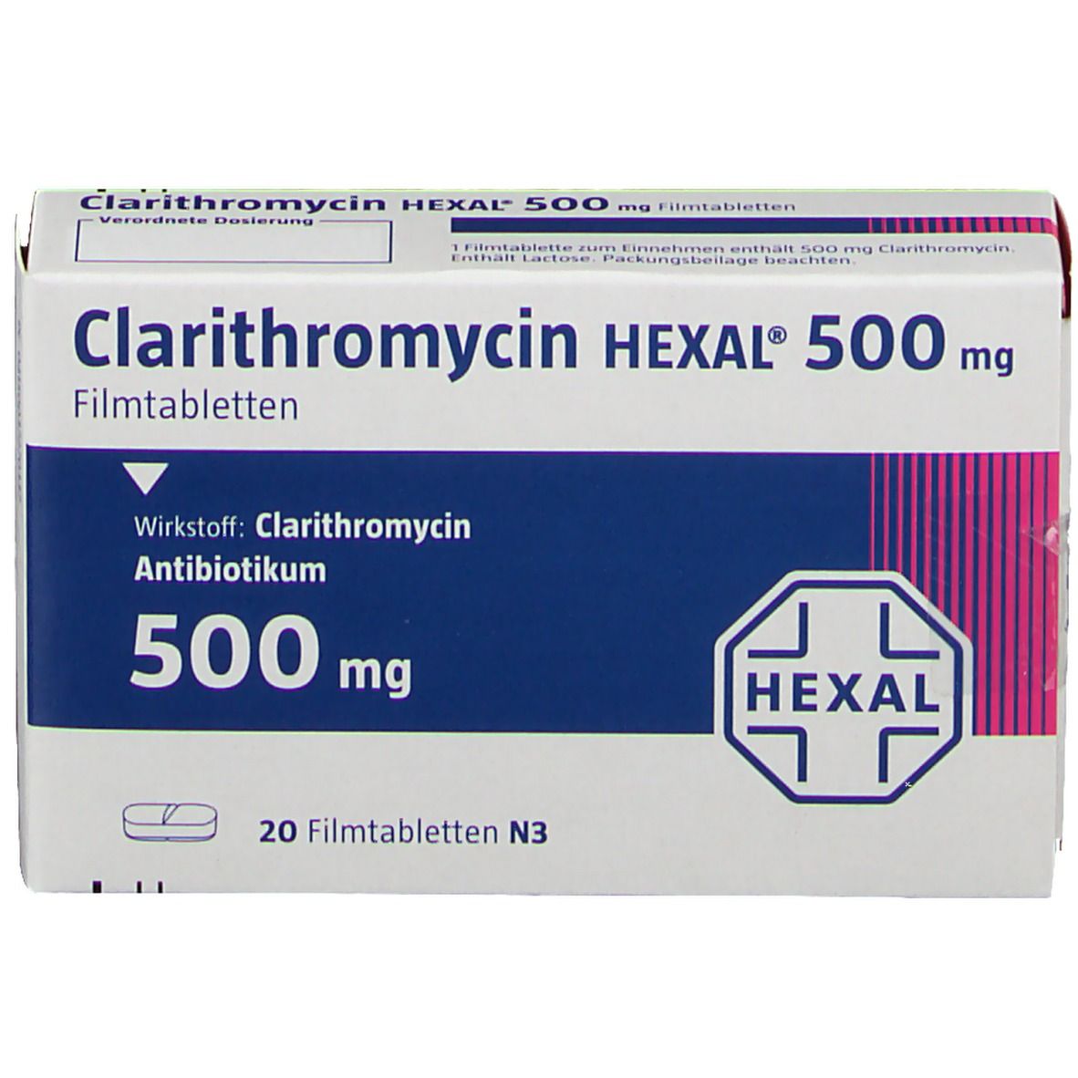 Clarithromycin HEXAL® 500 mg