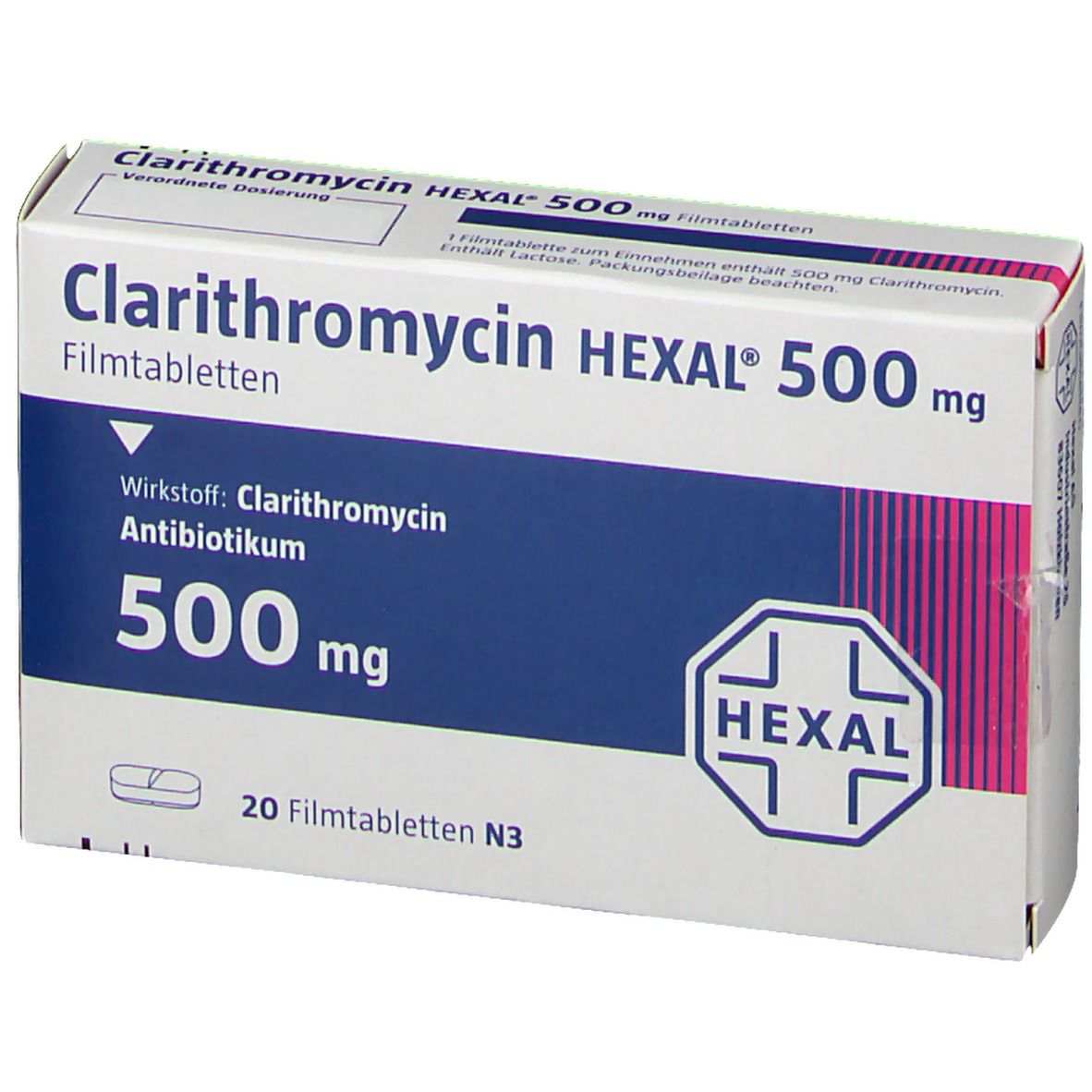 Clarithromycin HEXAL® 500 mg