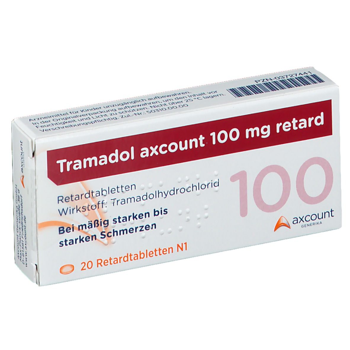 Tramadol axcount 100 mg retard