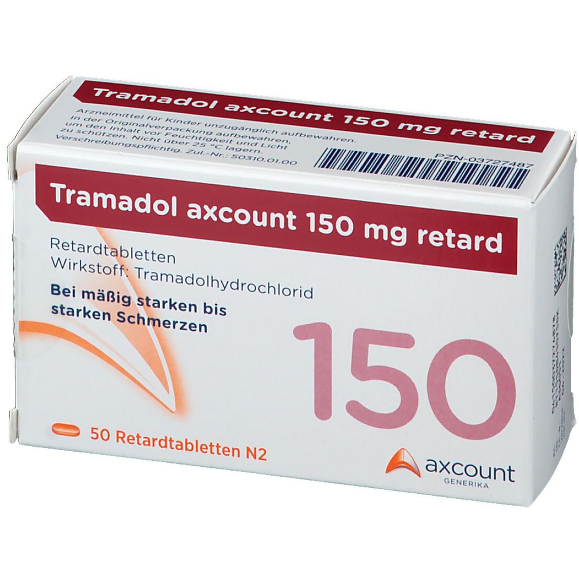 Tramadol axcount 150 mg retard
