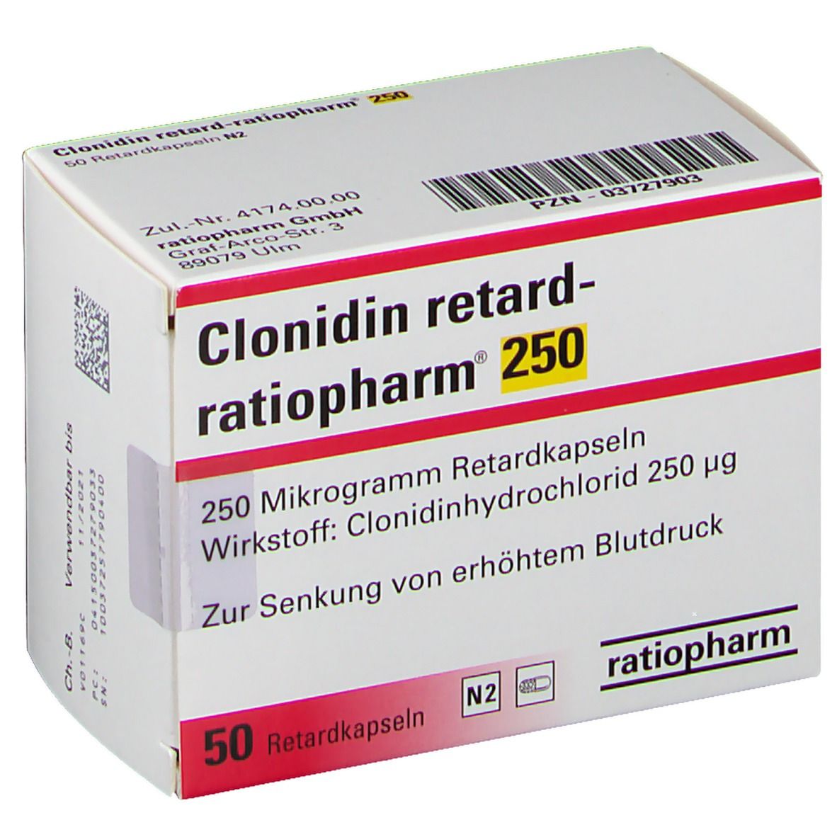 Clonidin retard-ratiopharm® 250