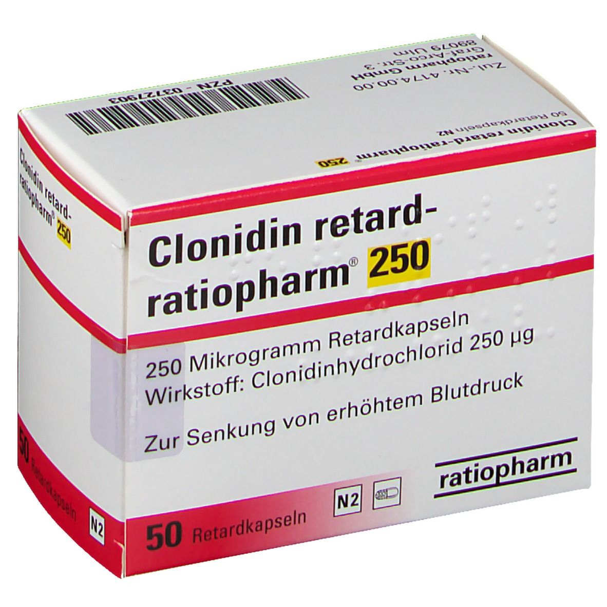 Clonidin retard-ratiopharm® 250