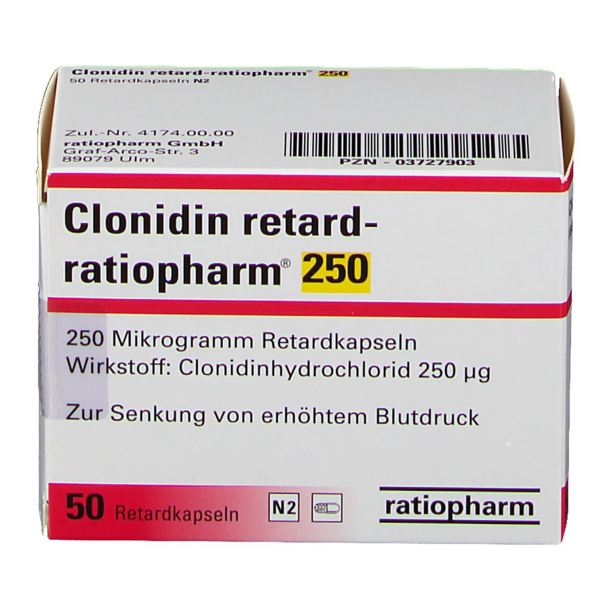 Clonidin retard-ratiopharm® 250