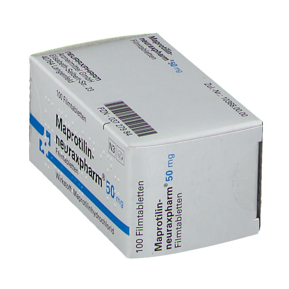 MAPROTILIN-neuraxpharm 50 mg Filmtabletten 100 St