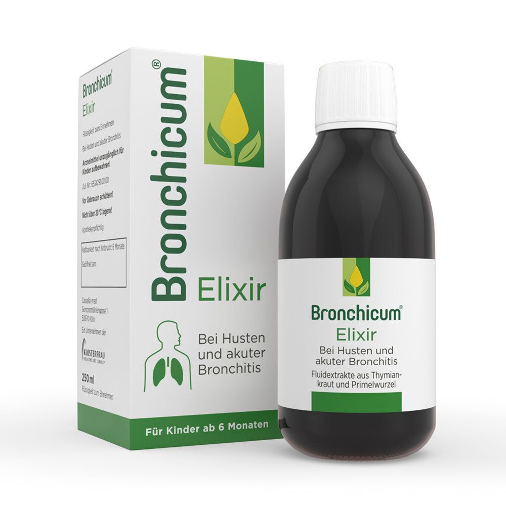Bronchicum Elixir - Hustensaft bei akuter Bronchitis und Husten