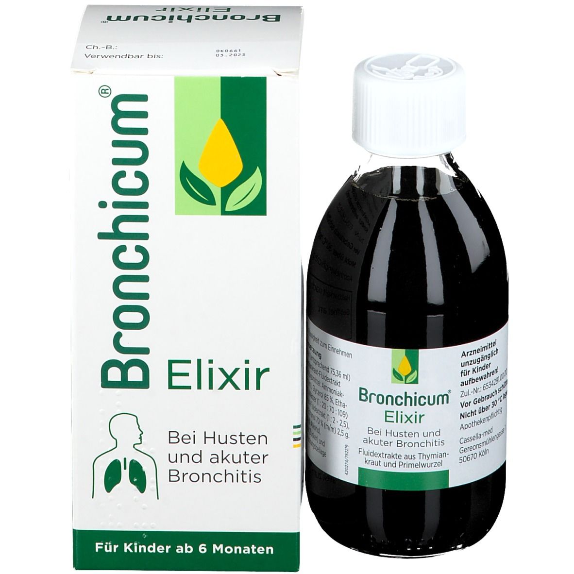 Bronchicum ® Elixir + Bronchicum Brausetabletten Multivitamin 10 ST. GRATIS...