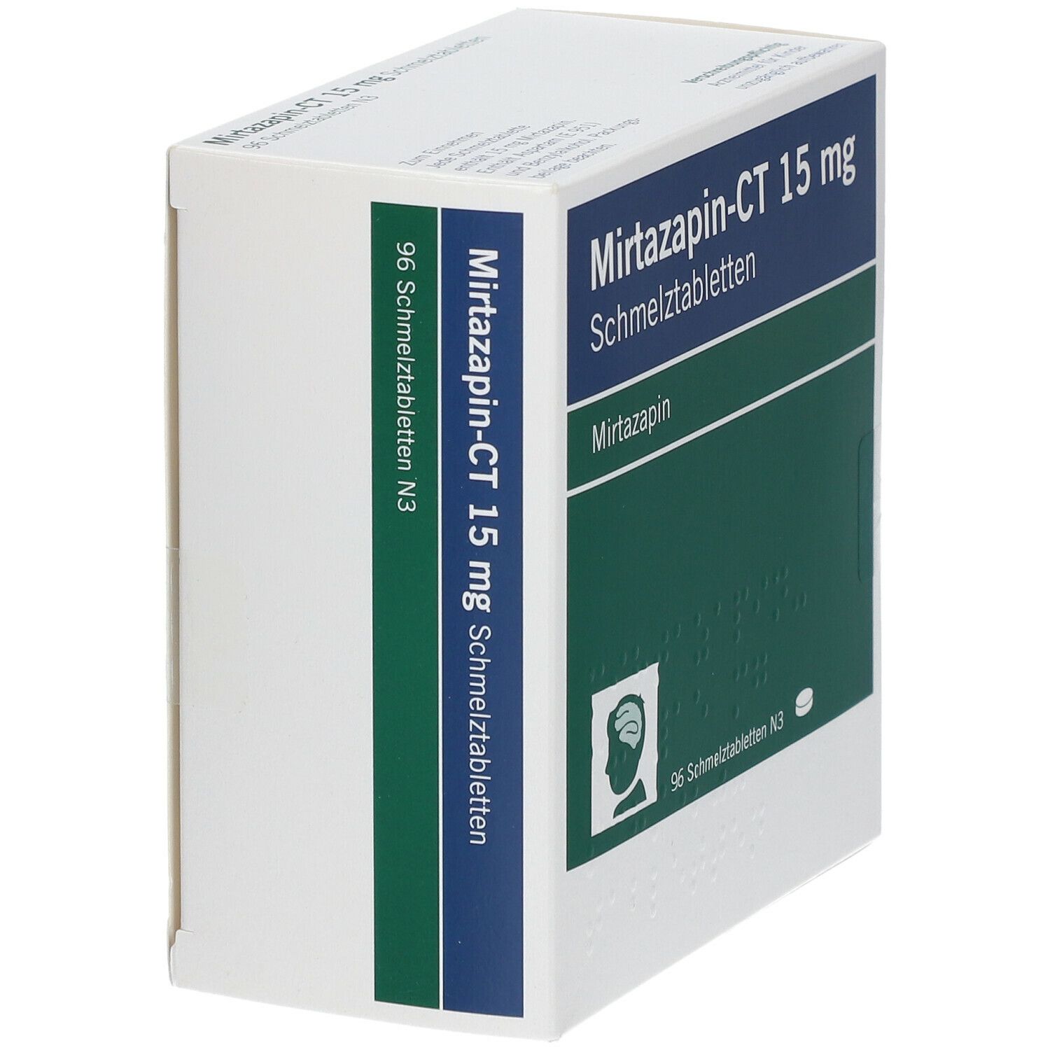 Mirtazapin-Ct 15 mg Schmelztabletten 96 St