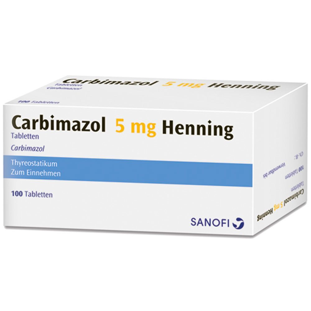 Carbimazol 5 mg Henning