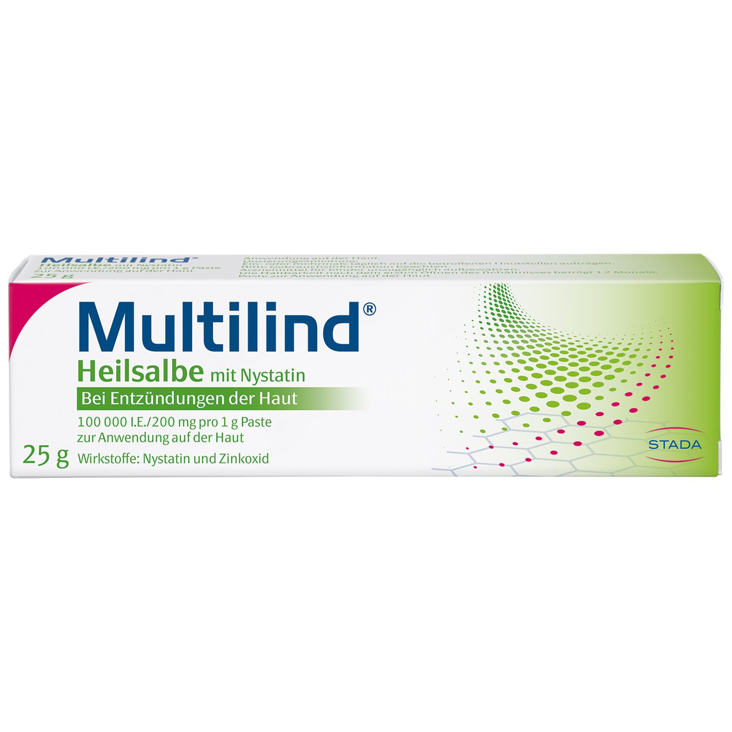 Multilind® Heilsalbe bei wunder und entzündeter Haut mit Zinkoxid und Nystatin