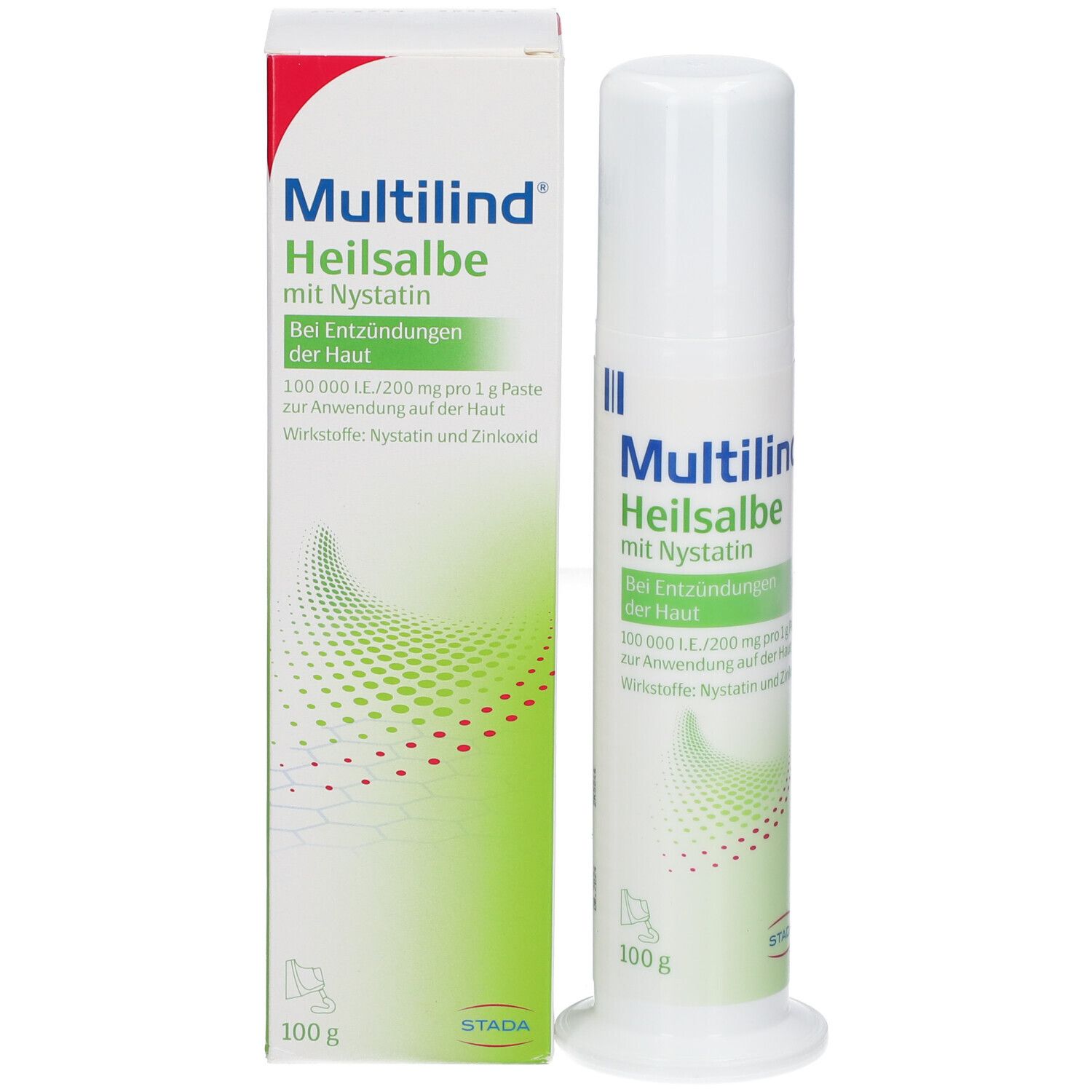 Multilind® Heilsalbe bei wunder und entzündeter Haut mit Zinkoxid und Nystatin