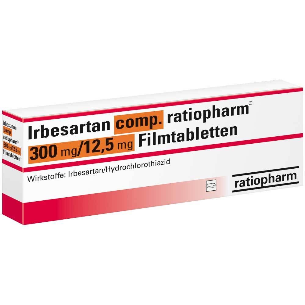 Irbesartan comp. ratiopharm® 300 mg/12,5 mg