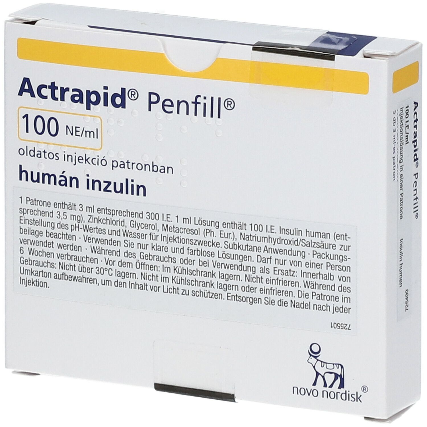 Actrapid fill 100 I.E./ml