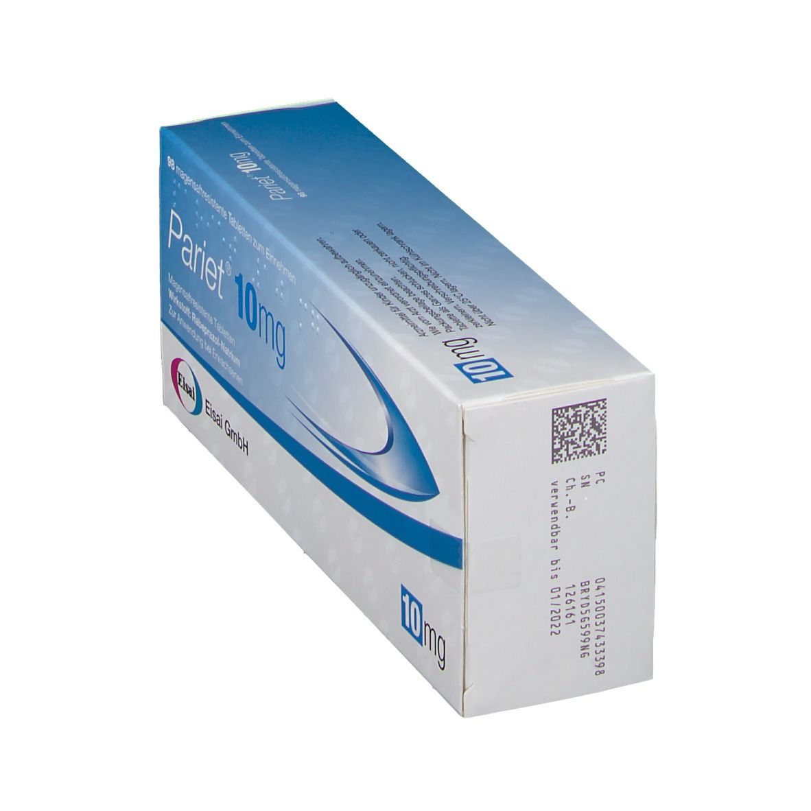 Pariet Eisai 10 mg magensaftresistente Tabletten 98 St magensaftresistent