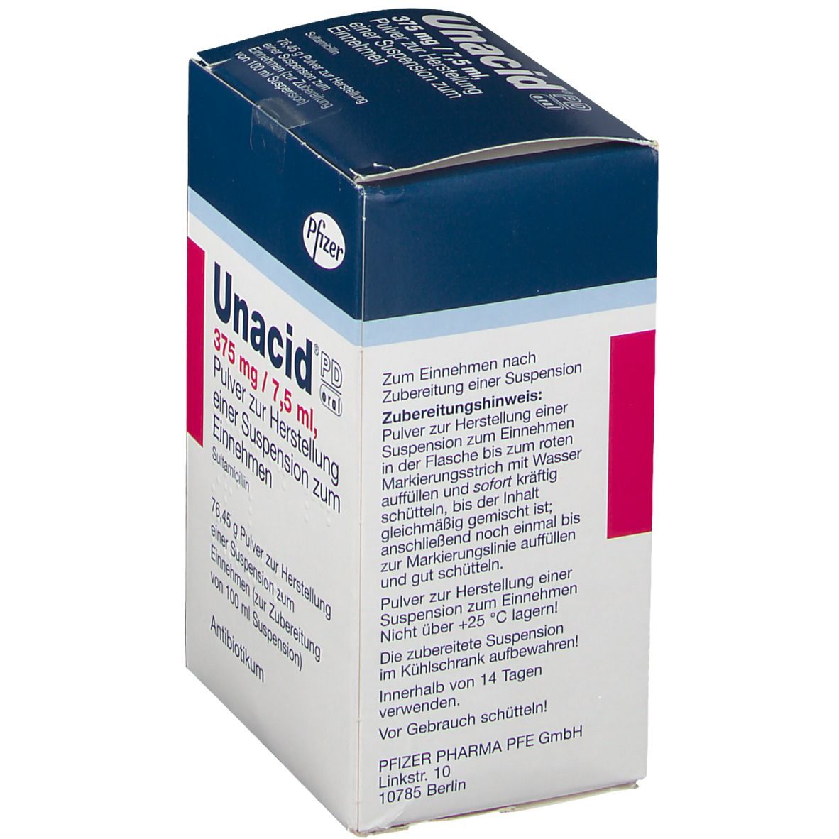 Unacid® PD oral 375 mg/7,5 ml