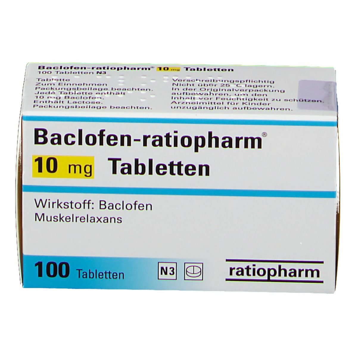 Baclofen-ratiopharm® 10 mg