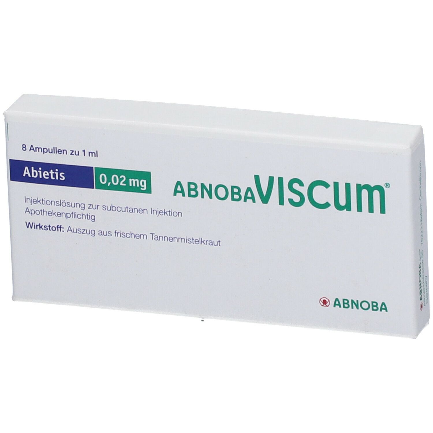 Abnobaviscum Abietis 0,02 mg Ampullen 8 St