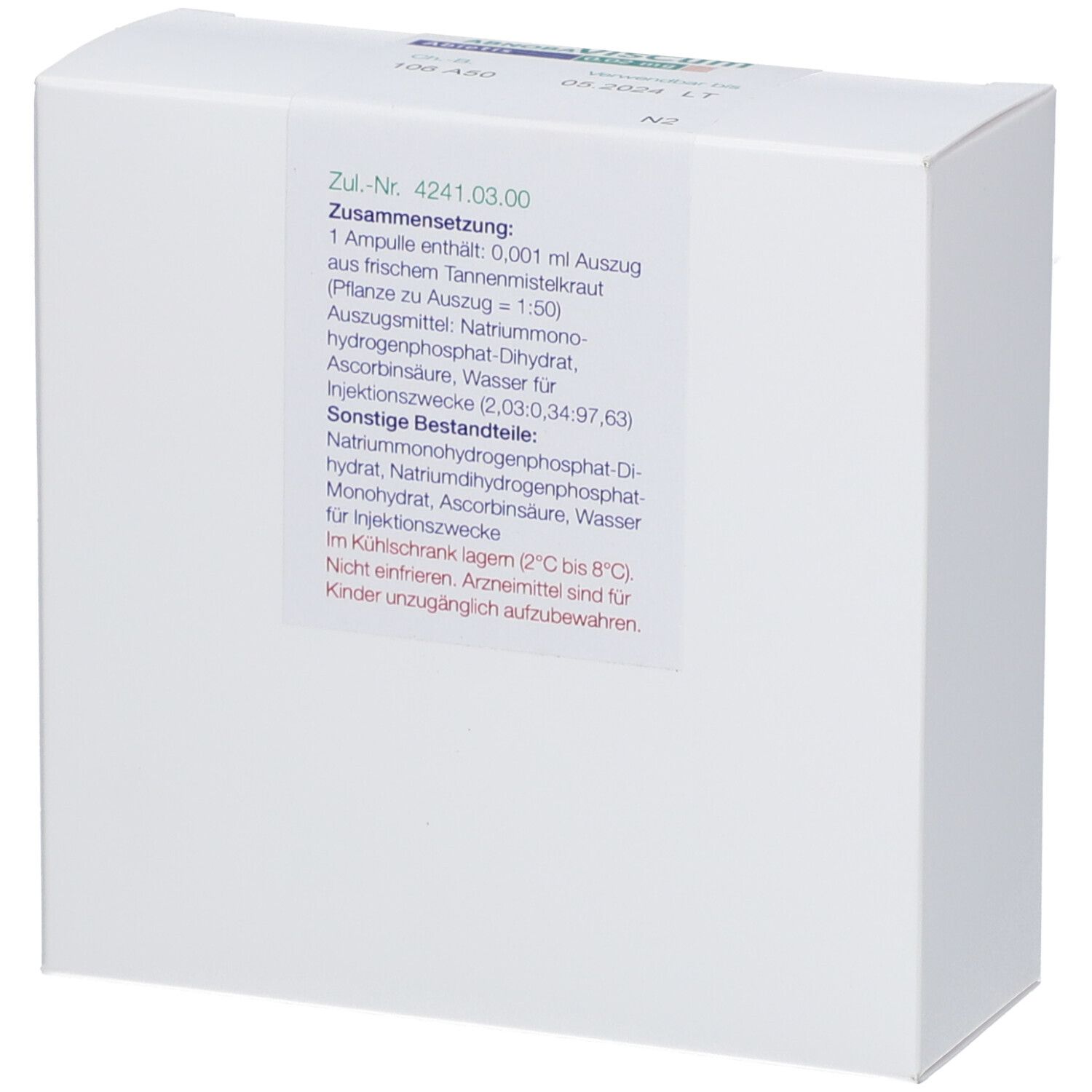 abnobaVISCUM® Abietis 0,02 mg Ampullen