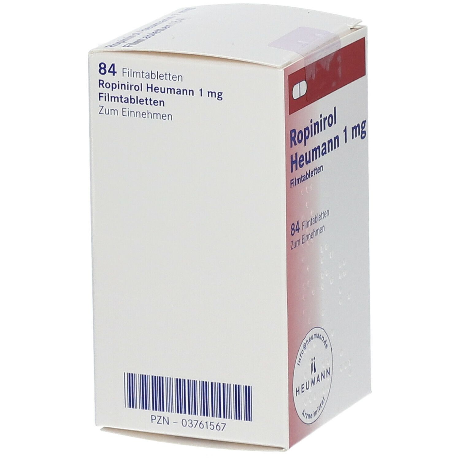 Ropinirol Heumann 1 mg Filmtabletten 84 St