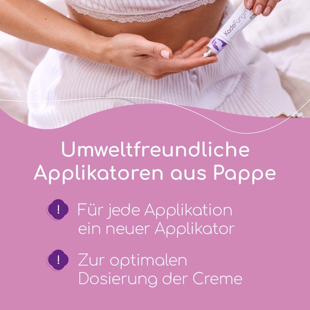 KadeFungin 3 Vaginalcreme - bei Scheidenpilz, besonders für Frauen mit trockener Scheide