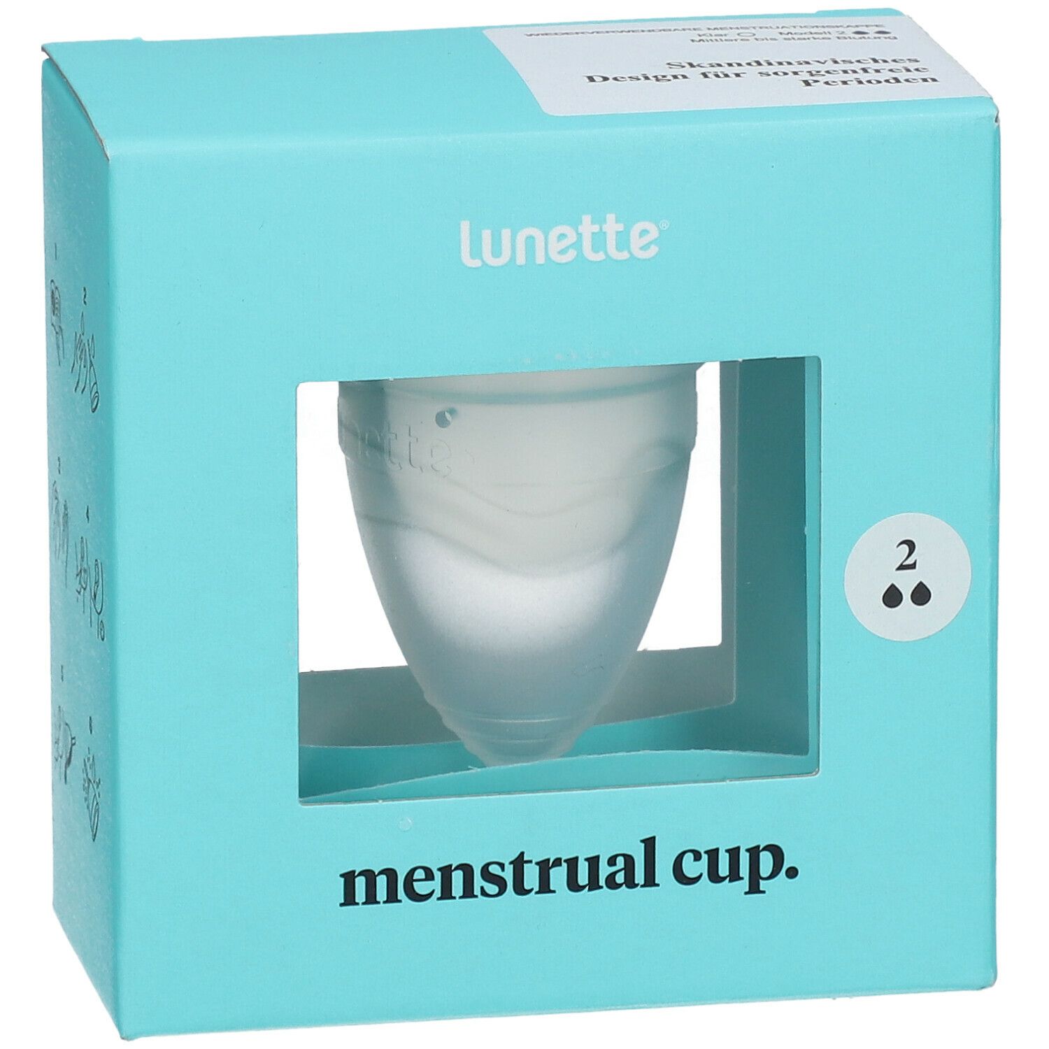 Lunette Menstruationskappe Modell 2 (Farbe nicht wählbar)