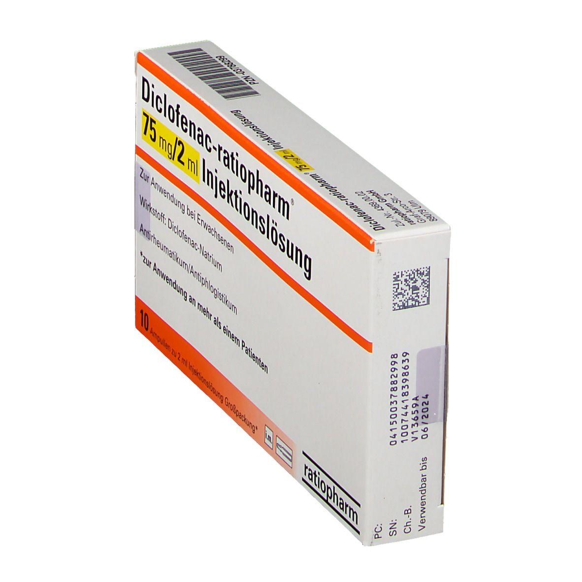 Diclofenac-ratiopharm® 75 mg/2 ml