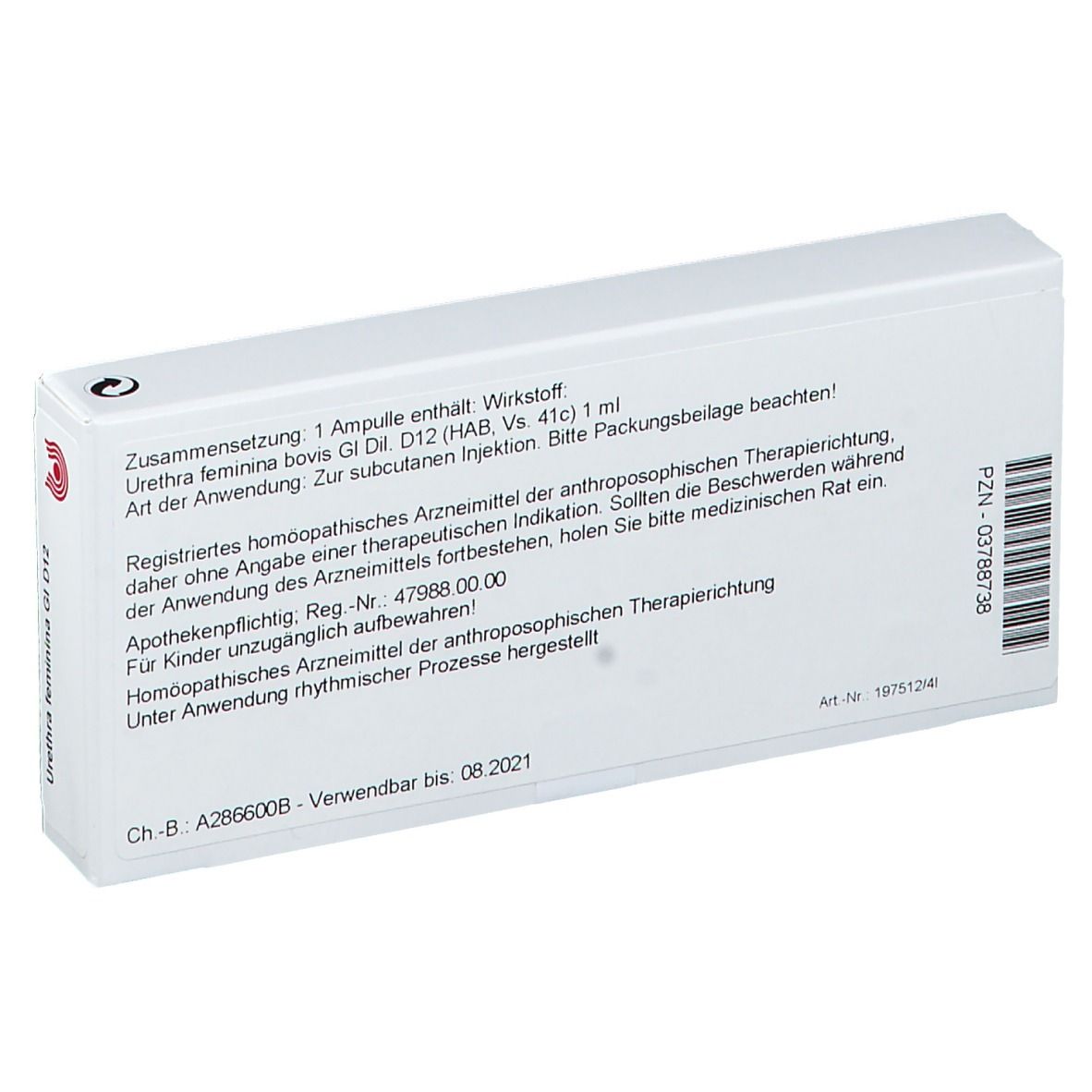 WALA® Urethra feminina Gl D 12