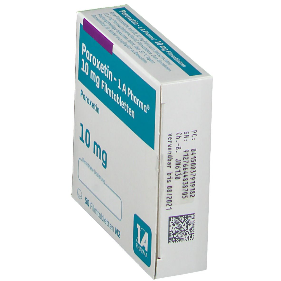 Paroxetin-1A Pharma 10 mg Filmtabletten 50 St