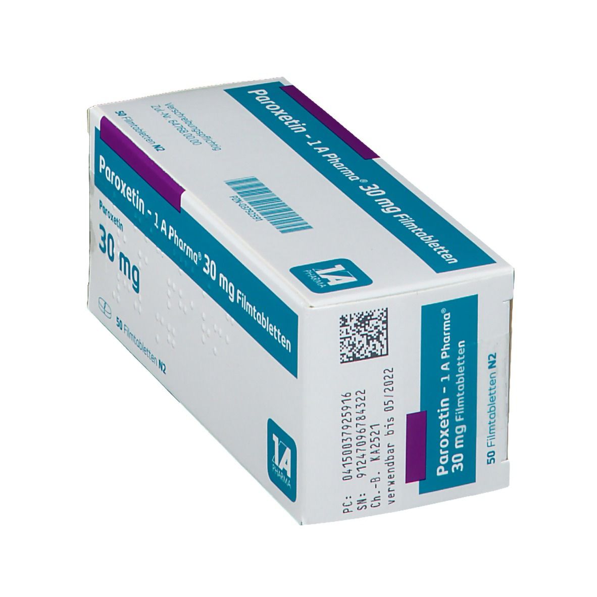 Paroxetin-1A Pharma 30 mg Filmtabletten 50 St